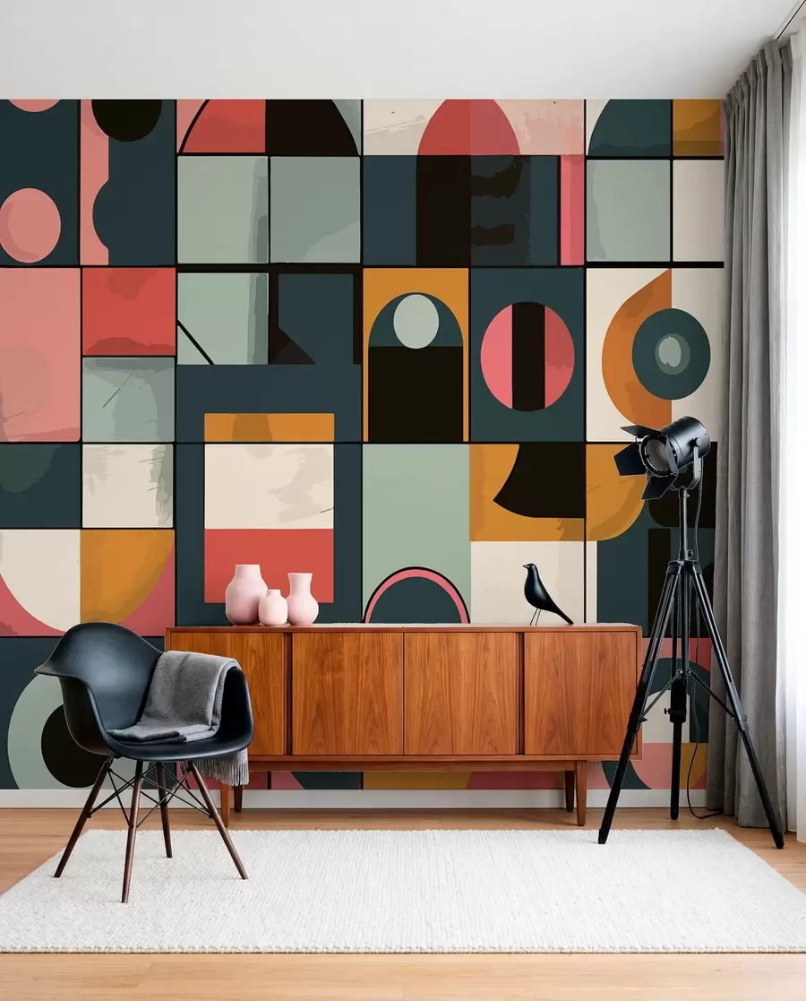 murais de parede Estilo Bahaus w01075