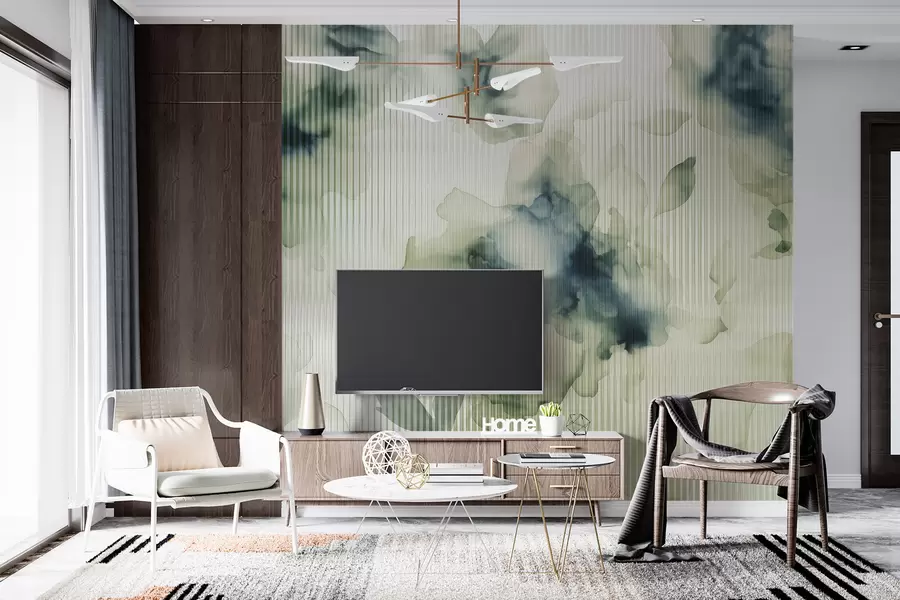 murais de parede manchas abstractas atrás de um vidro w01681v1