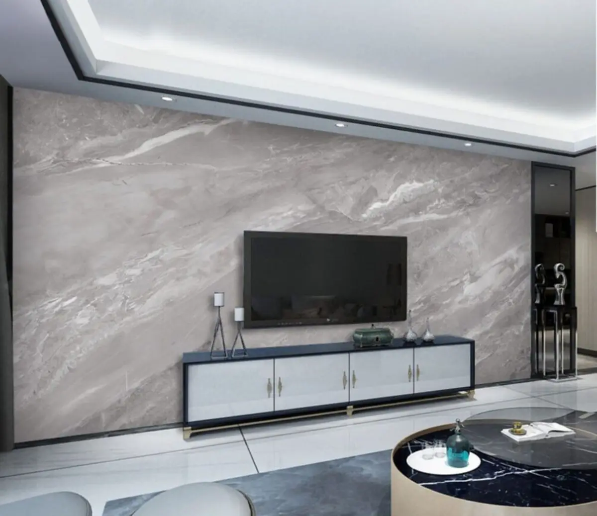 murais de parede Cinza, declive e areia u31214