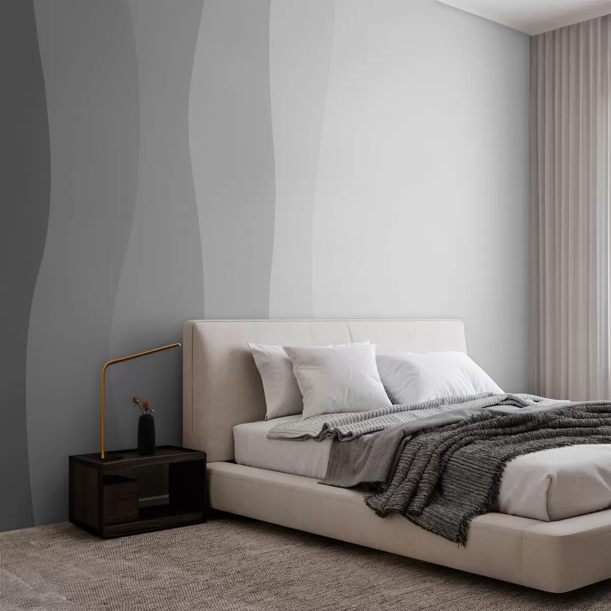 murais de parede Linhas minimalistas e elegantes w01724v1