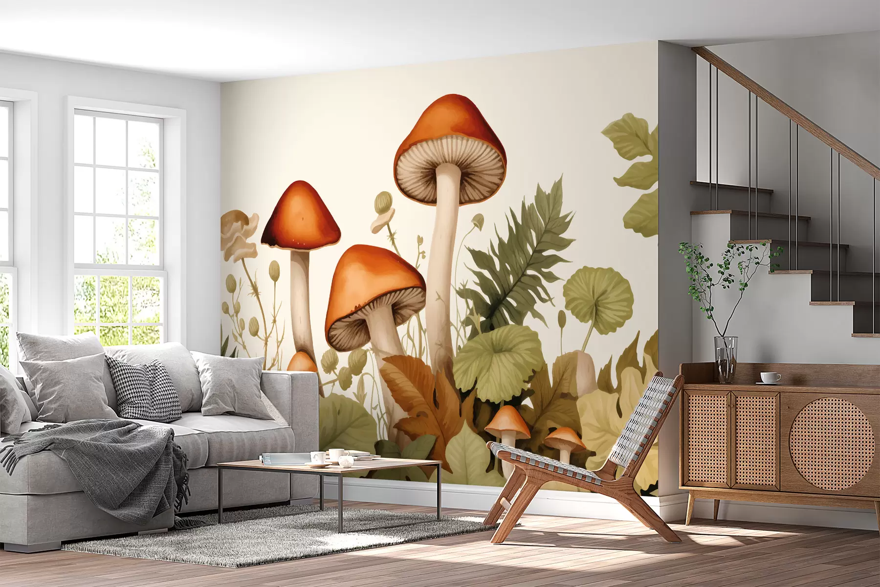 murais de parede Cogumelos w01738