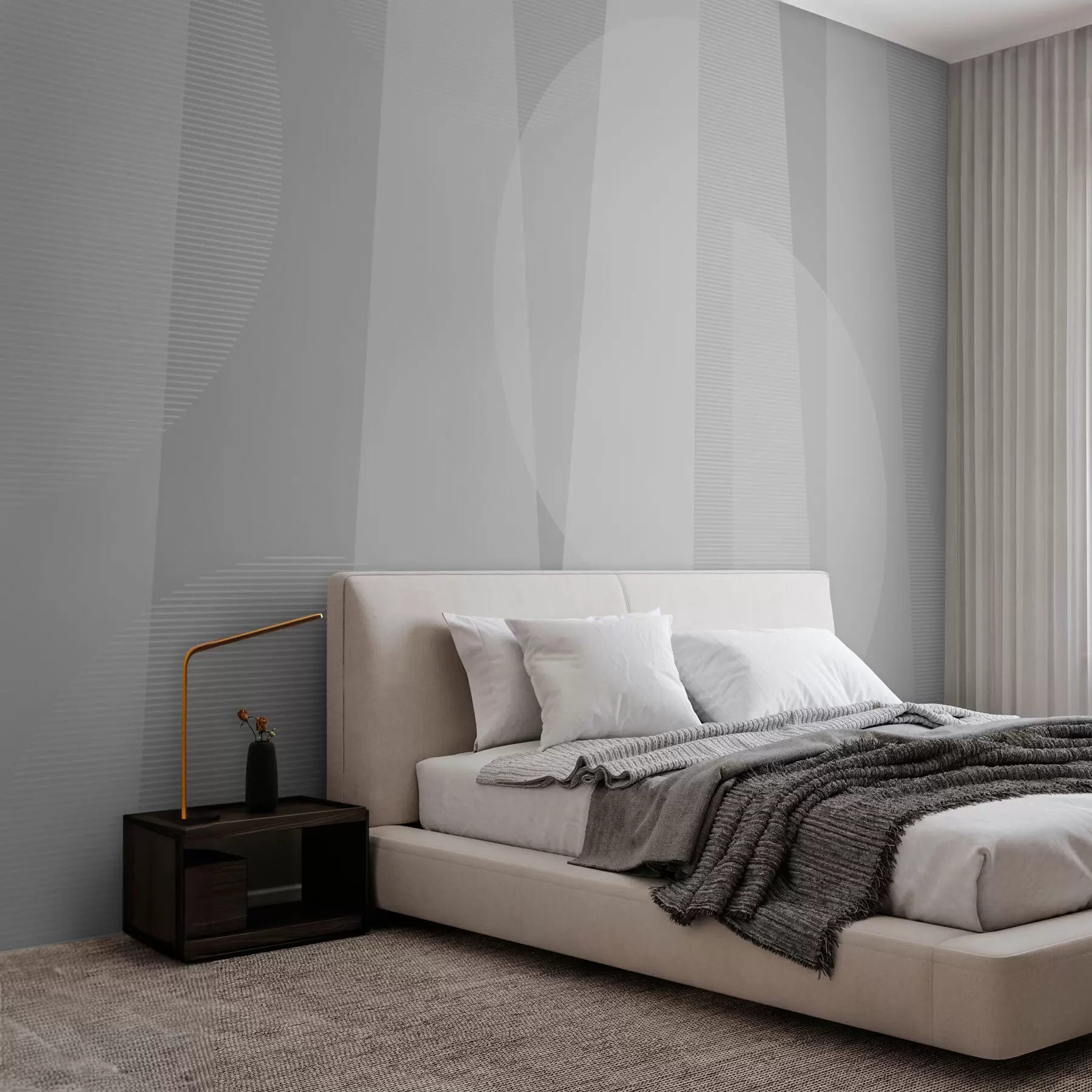 murais de parede Estilo minimalista de geometria moderna w08304v1