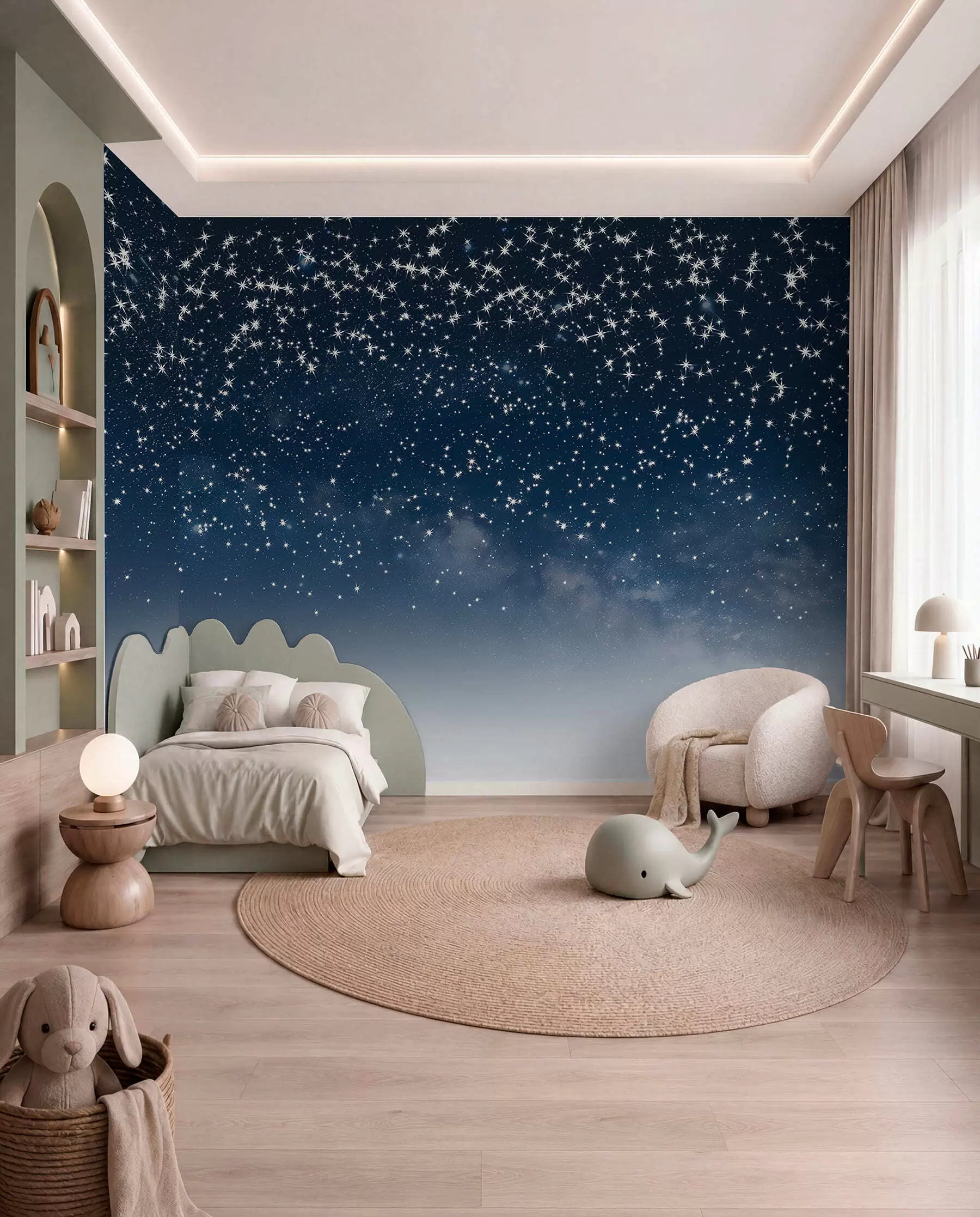 murais de parede Chuva de estrelas w01797v1
