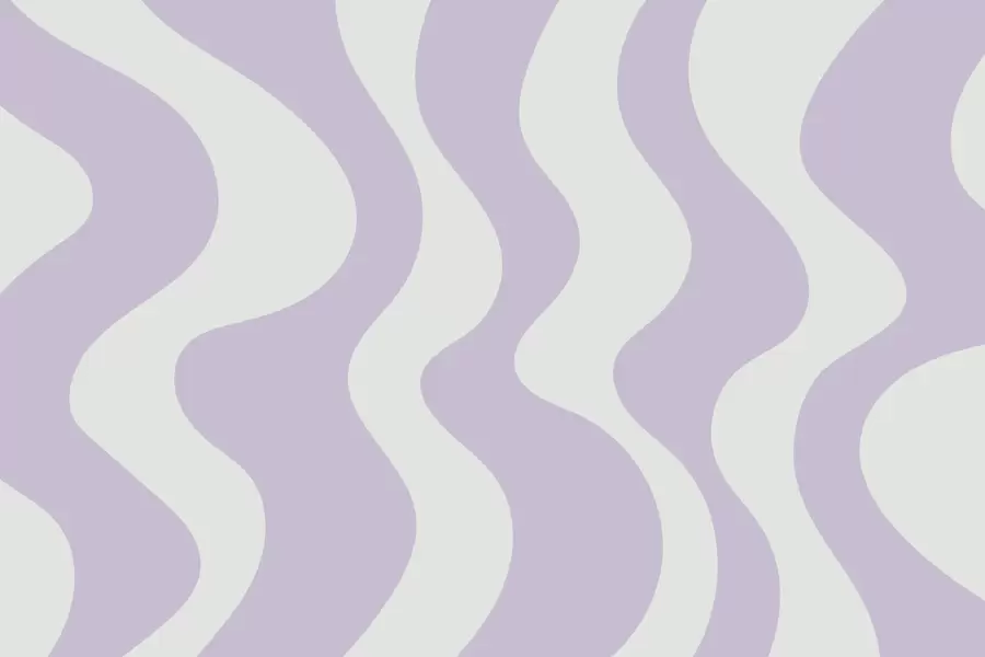 murais de parede Linhas púrpuras sinuosas w01833v4