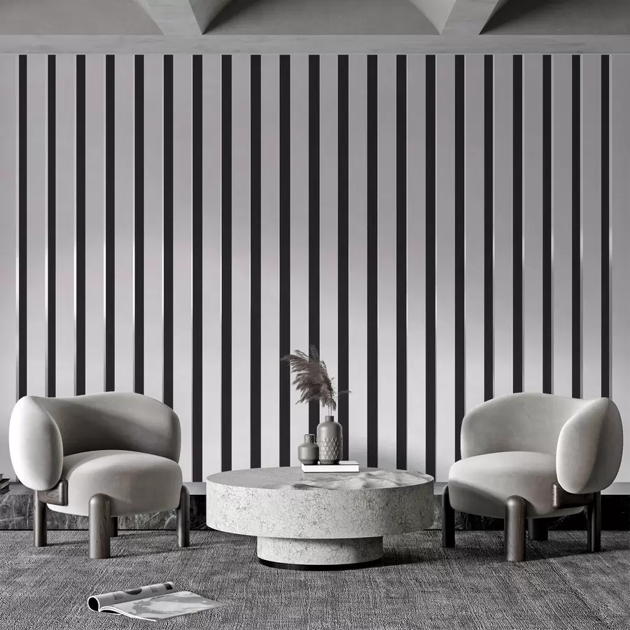 murais de parede Padrão abstrato em tons monocromáticos u99471v1