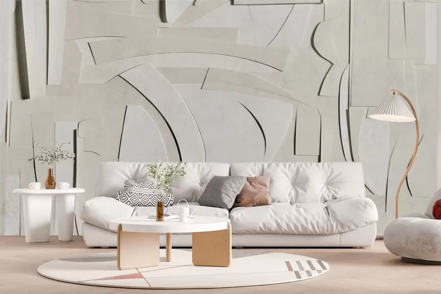 murais de parede Muro de betão de alívio w02110