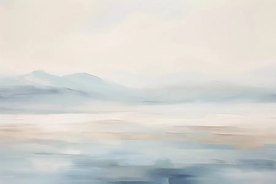murais de parede Paisagem pintada a aguarela w02113