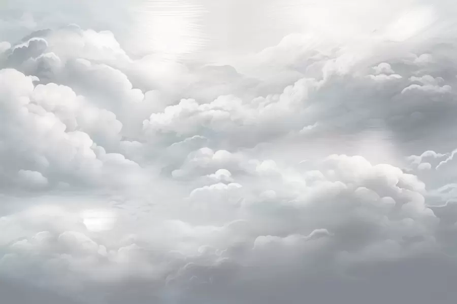 murais de parede Nuvens cinzentas w02189v1