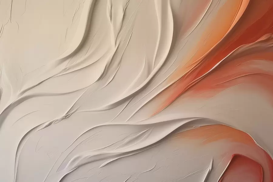 murais de parede Fundo abstrato, bege, vermelho, cor de laranja w02231