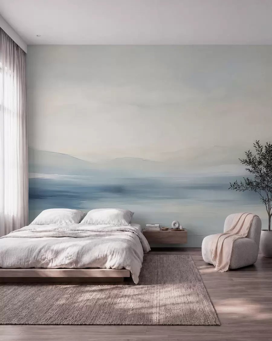 murais de parede Paisagem marítima minimalista w02409