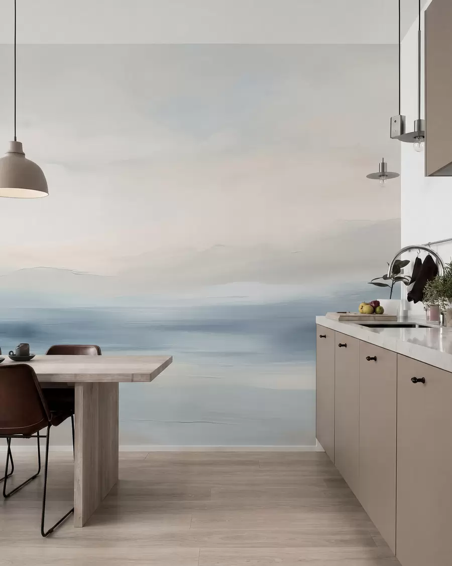 murais de parede Paisagem marítima minimalista w02409