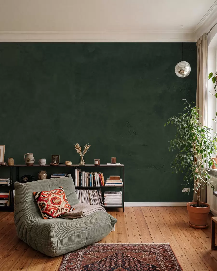 murais de parede Betão verde floresta w02553v1