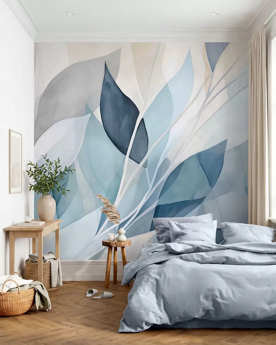 murais de parede Folhas abstractas w02701
