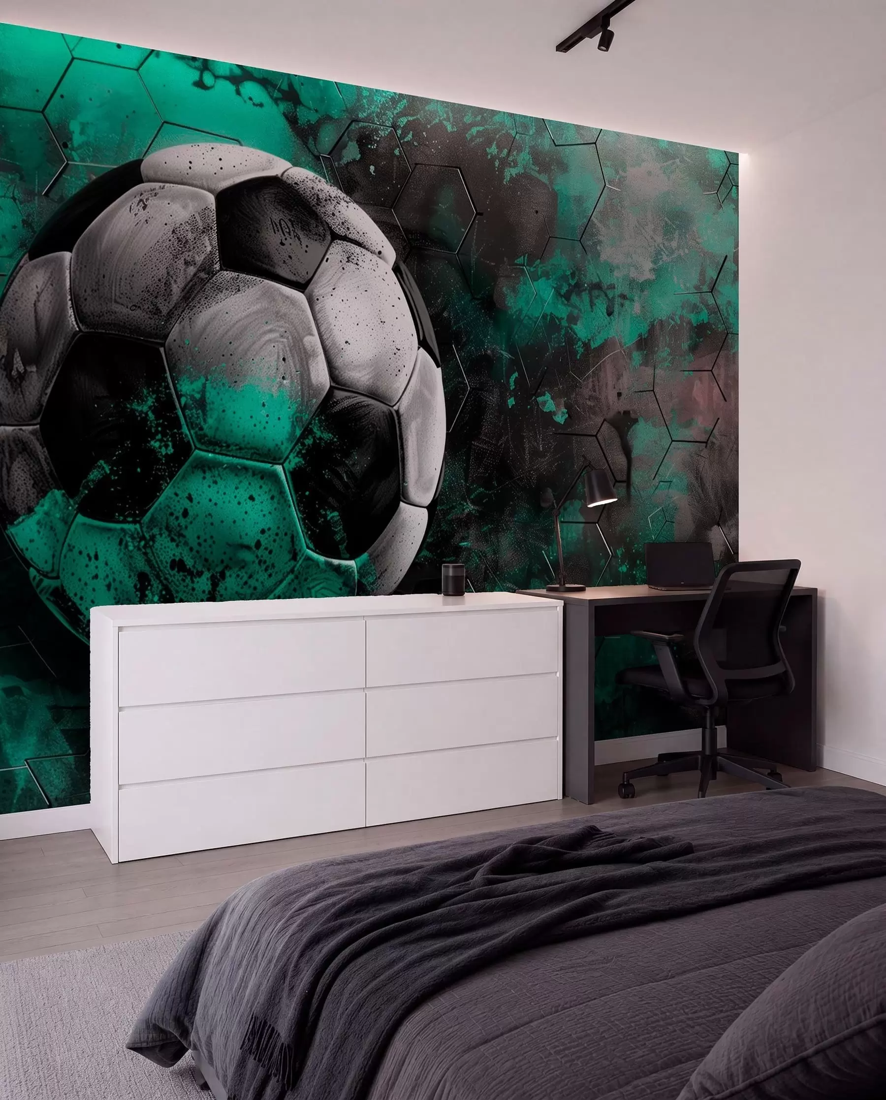 murais de parede Bola de futebol w08618