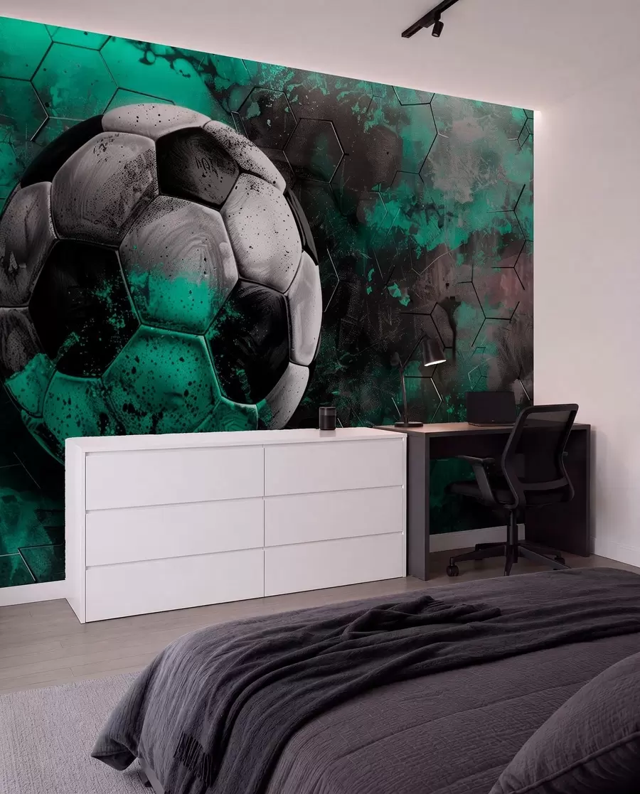 murais de parede Bola de futebol w08618