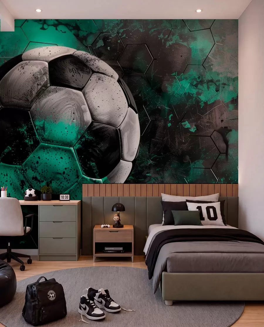 murais de parede Bola de futebol w08618