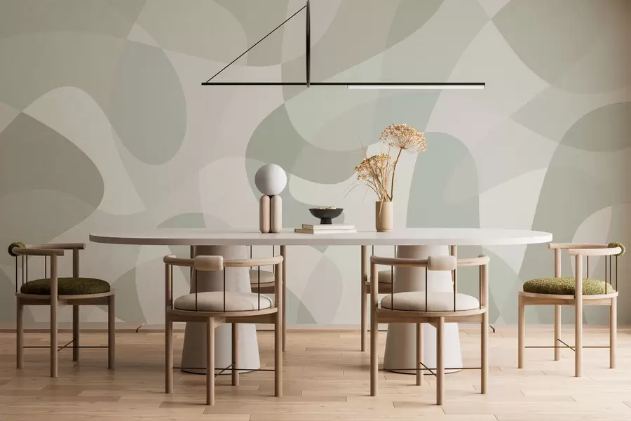 murais de parede Tendência da geometria abstrata w02932v5