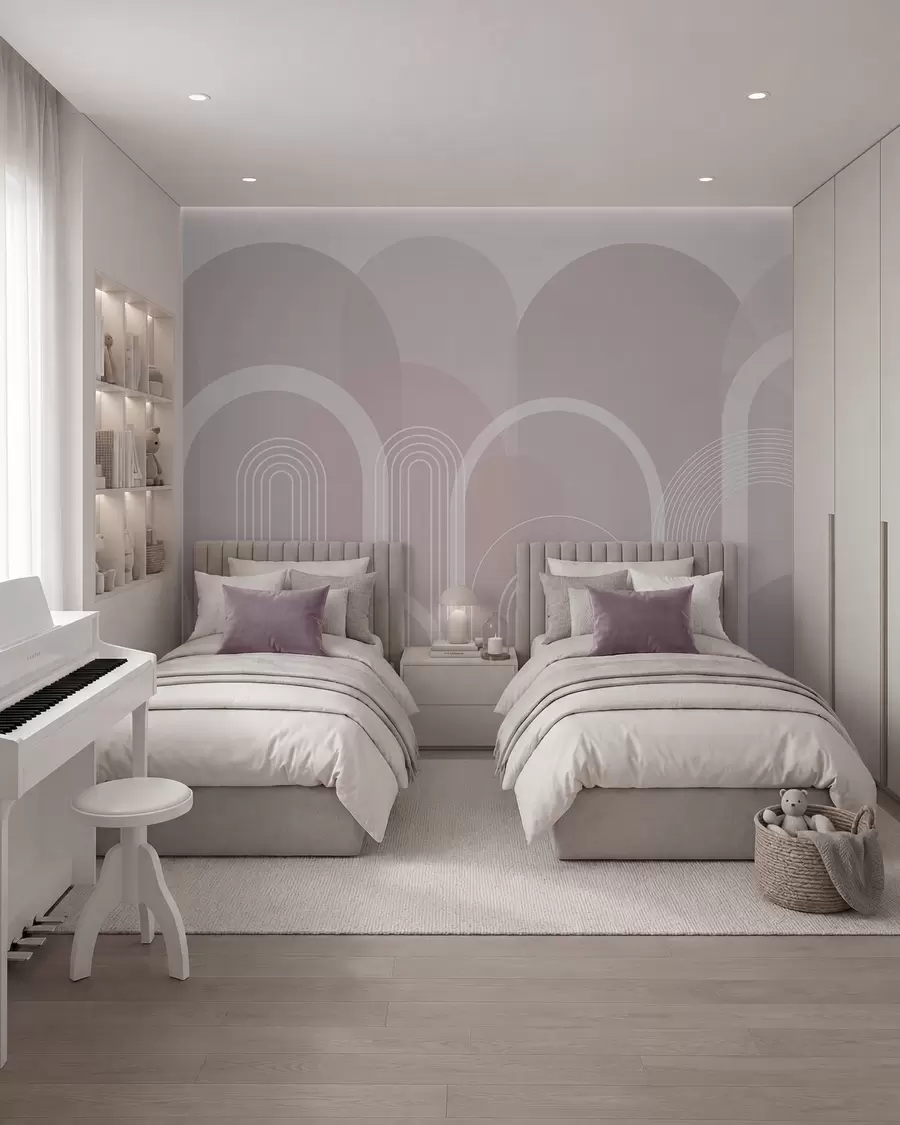 murais de parede Arcos geométricos boho w02935