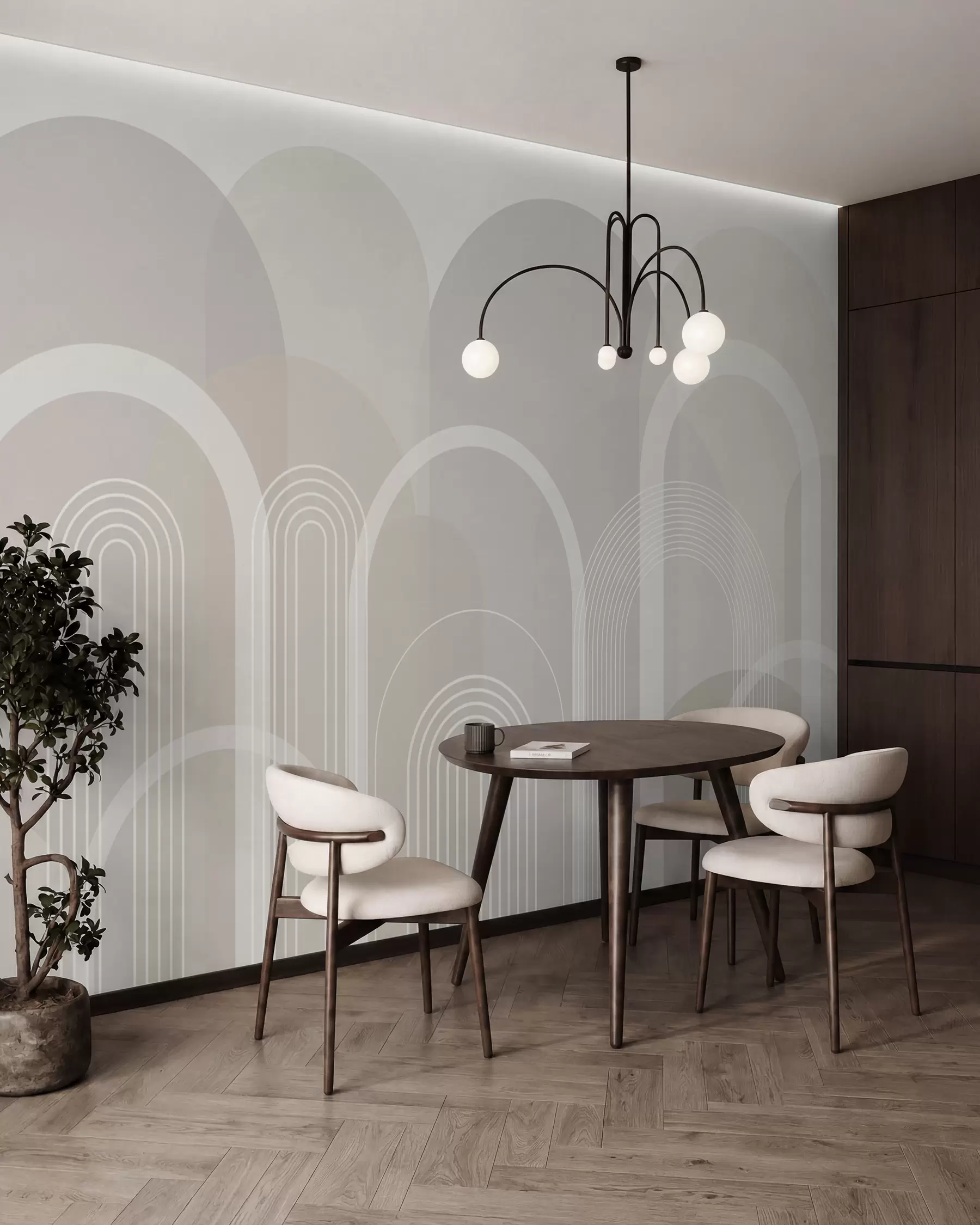 murais de parede Arcos finos sobre areia w02935v1