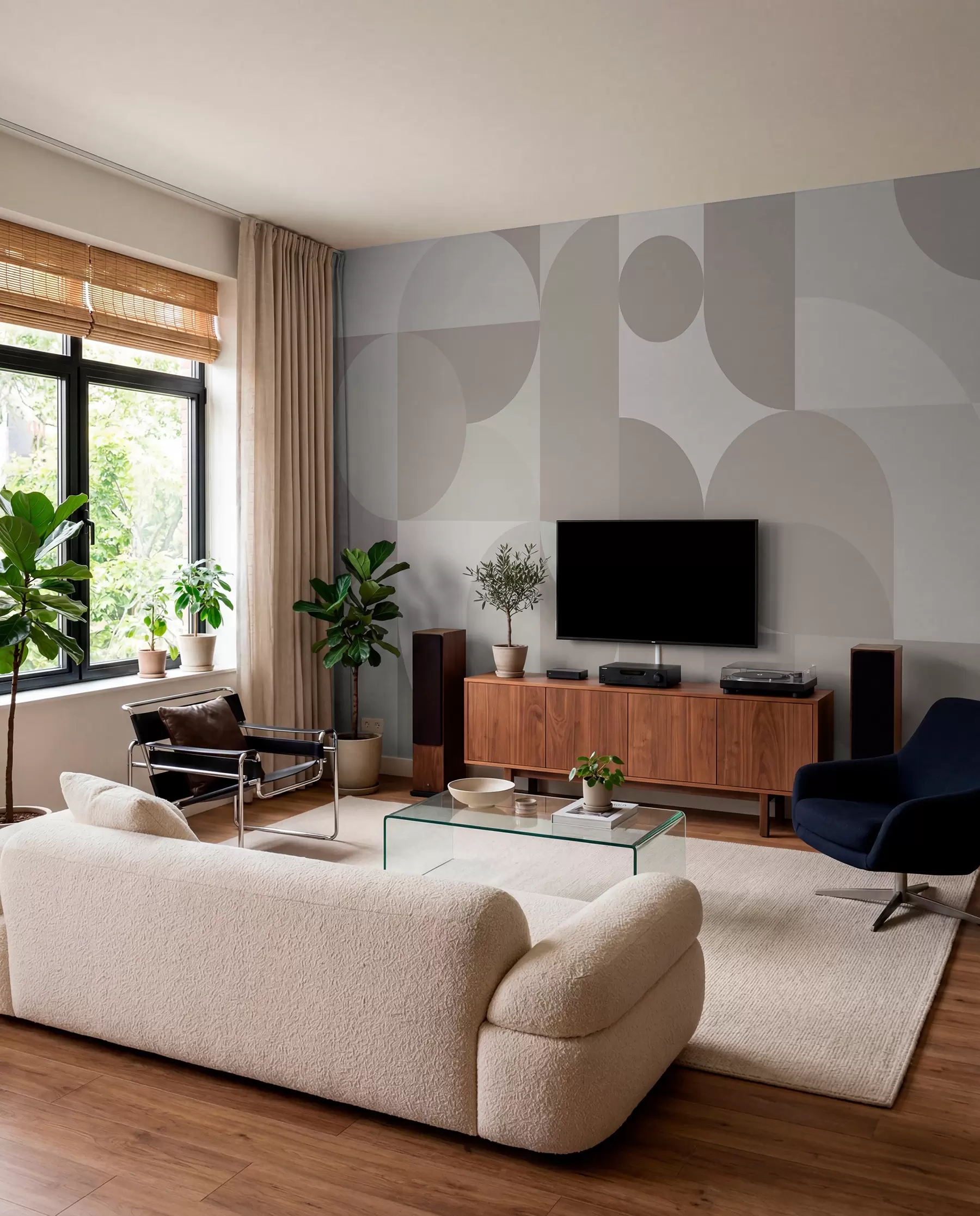 murais de parede Tendência de geometria elegante w03058