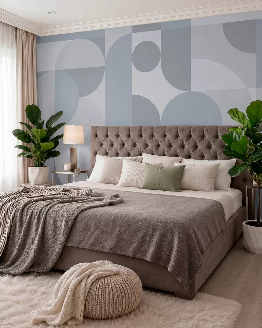 murais de parede Tendência de geometria elegante w03058v3