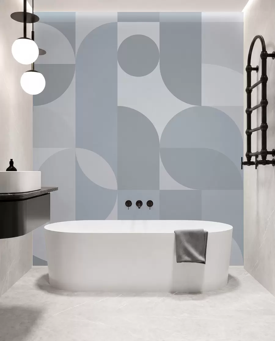 murais de parede Tendência de geometria elegante w03058v3
