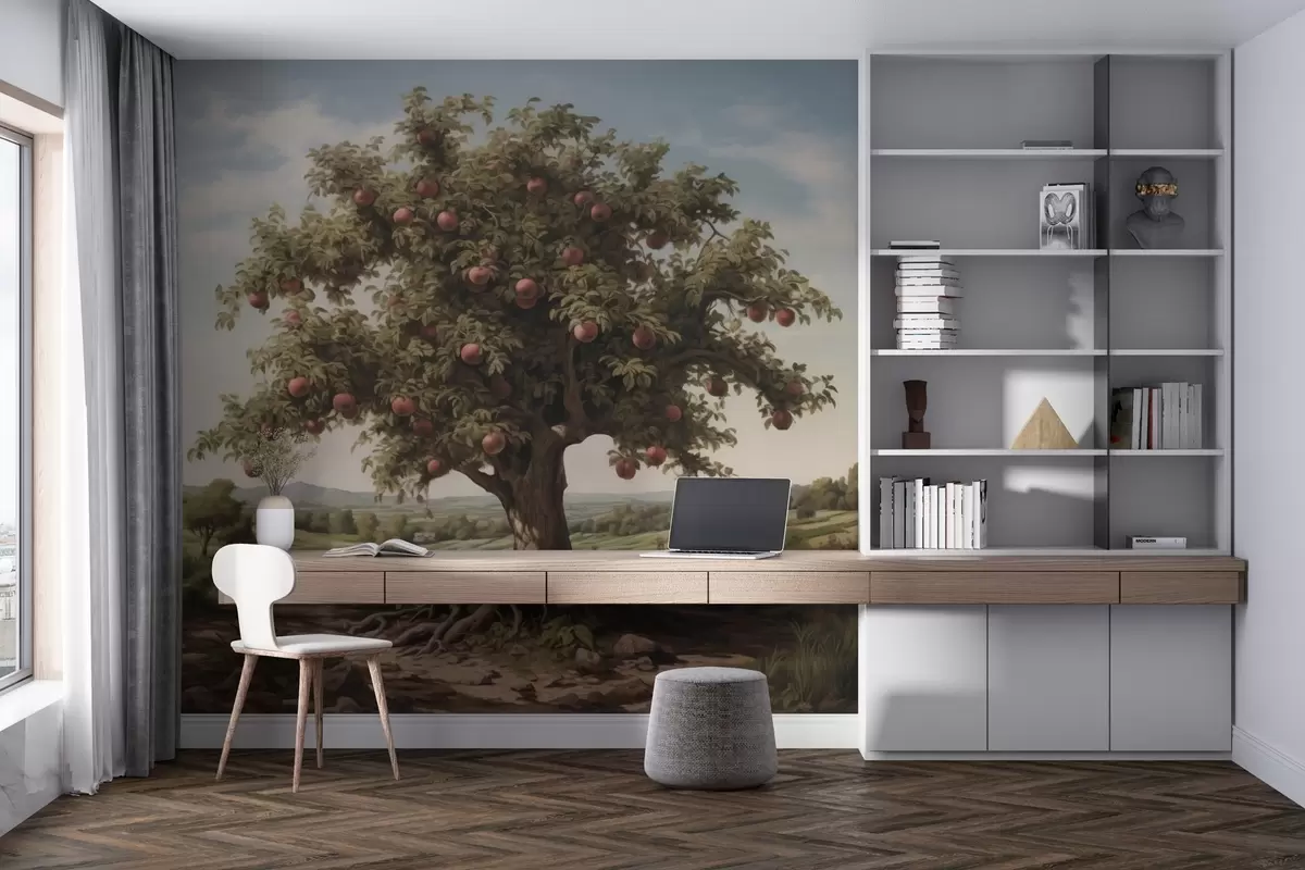 murais de parede Macieira no vale w03129