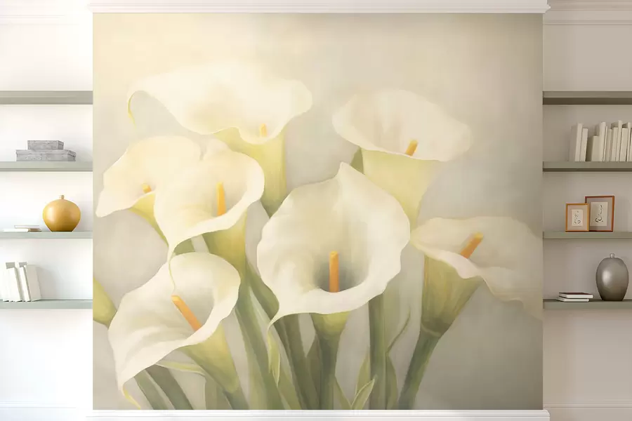 murais de parede Flores de Calla w03216