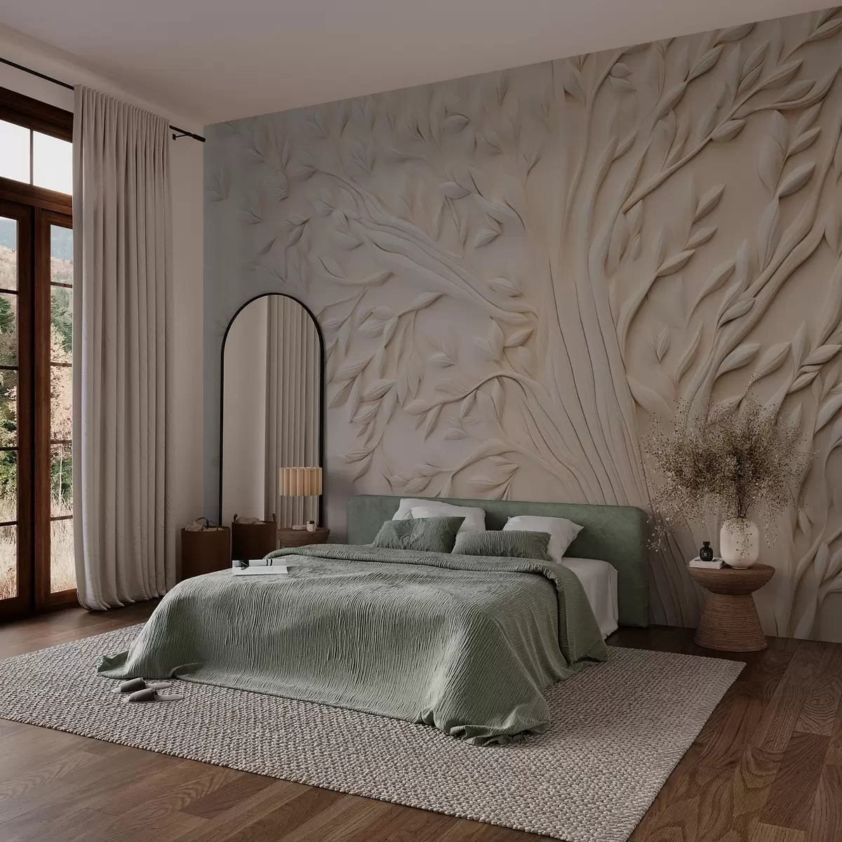 murais de parede Árvore abstrata w03276