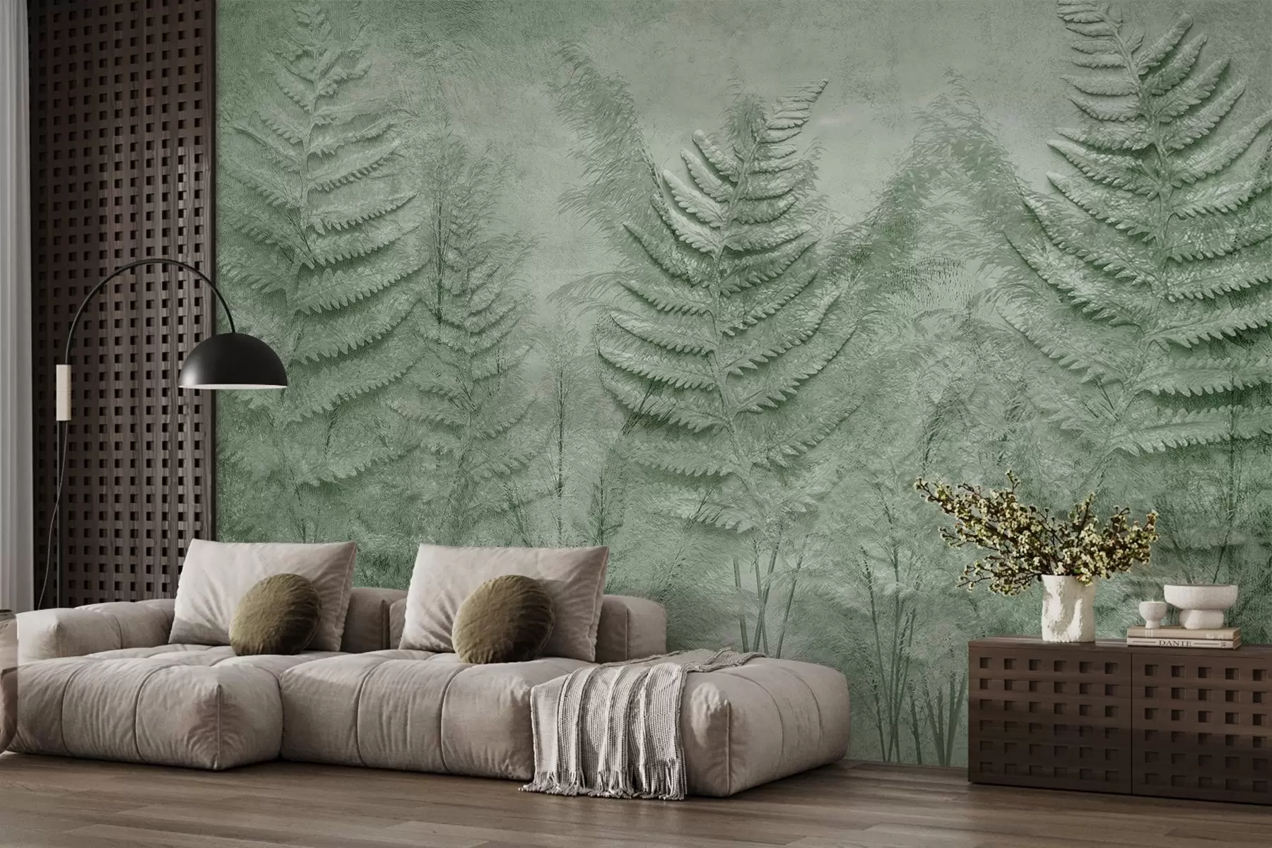 murais de parede Relva vintage do campo w03316v2