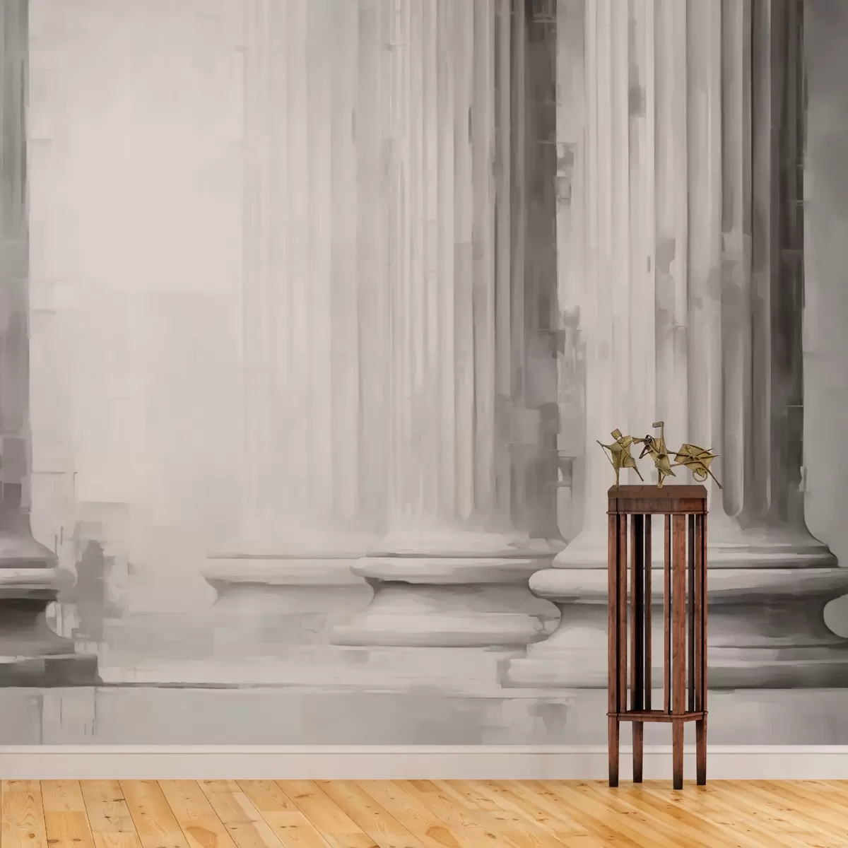 murais de parede Colunas de imitação de pintura w03359