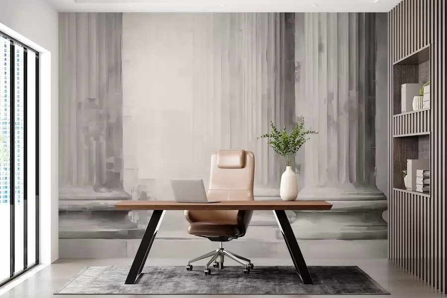 murais de parede Colunas de imitação de pintura w03359