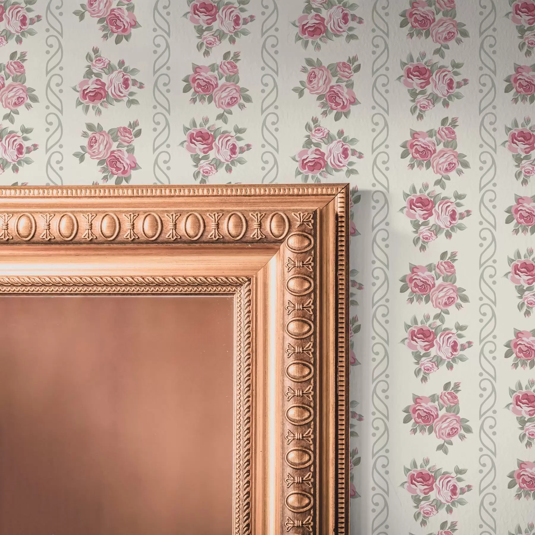 murais de parede Riscas verticais de rosas a00028