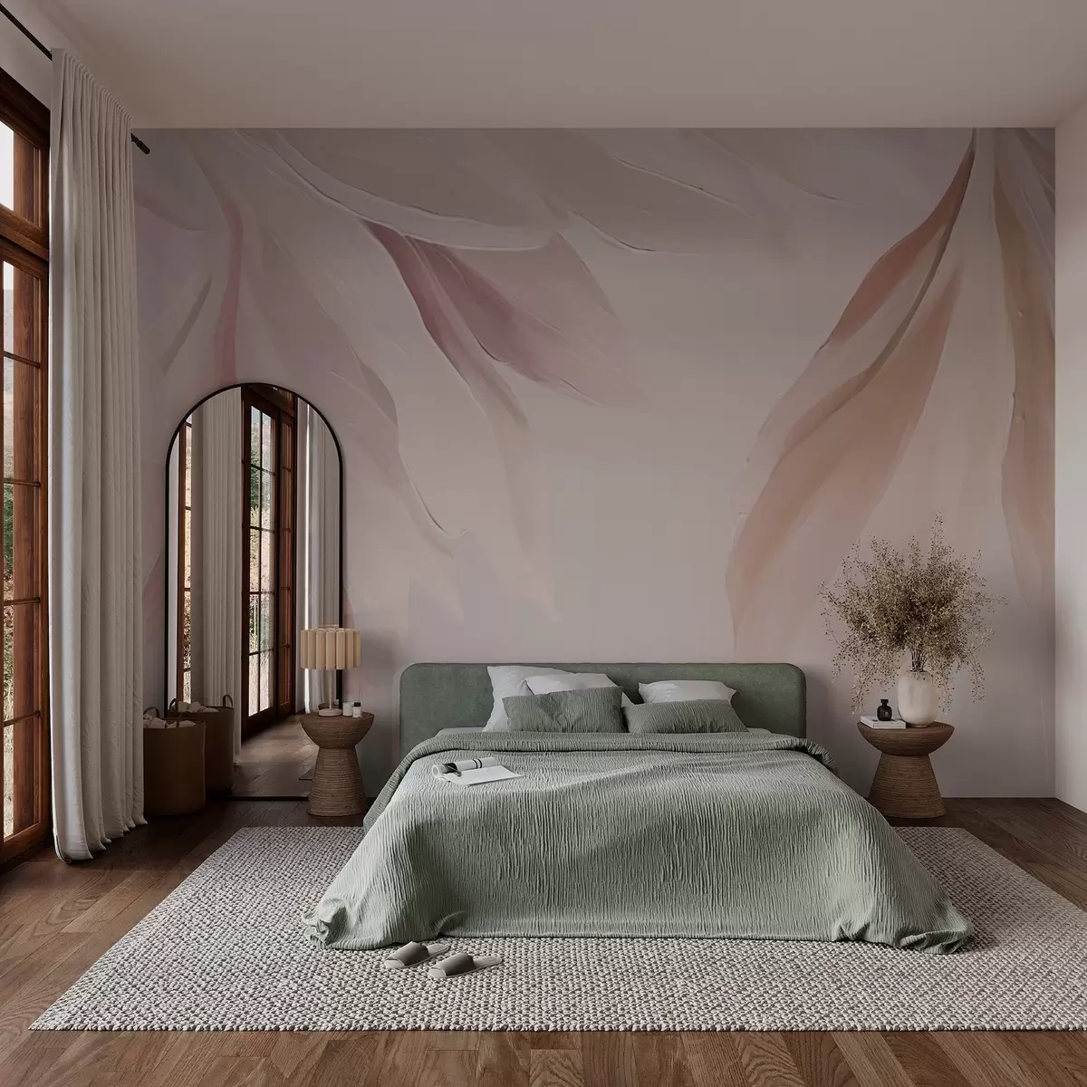 murais de parede Pétalas delicadas w03426