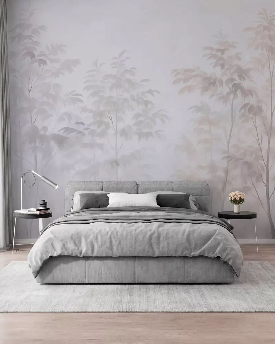 murais de parede Aquarela de imitação de árvores  w03474v1