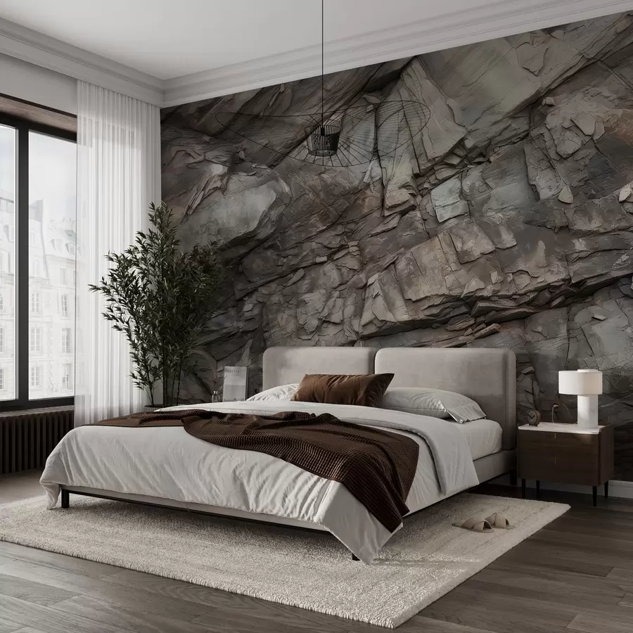 murais de parede Parede de pedra pintada w03554