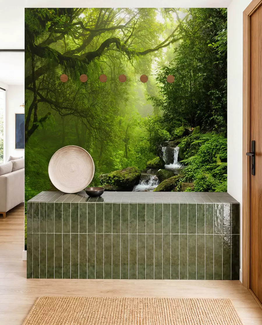 murais de parede Planta, água e ambiente natural u53758