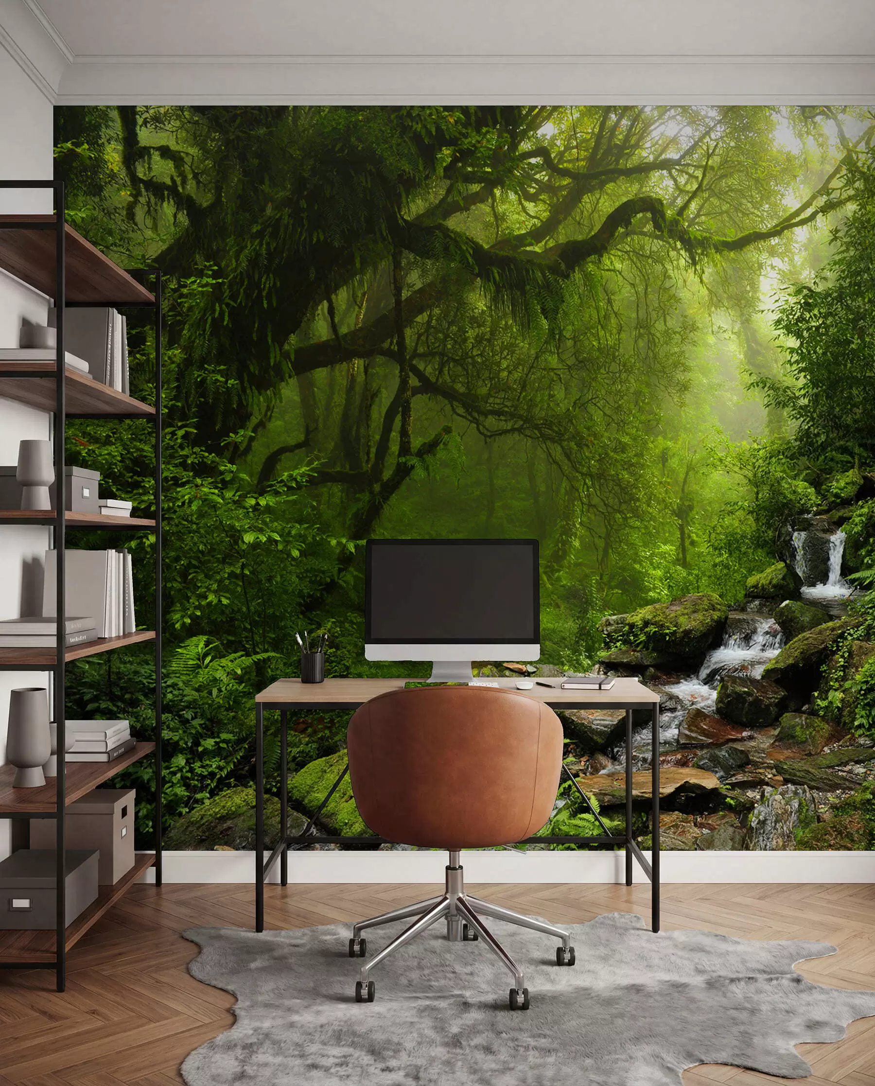 murais de parede Planta, água e ambiente natural u53758