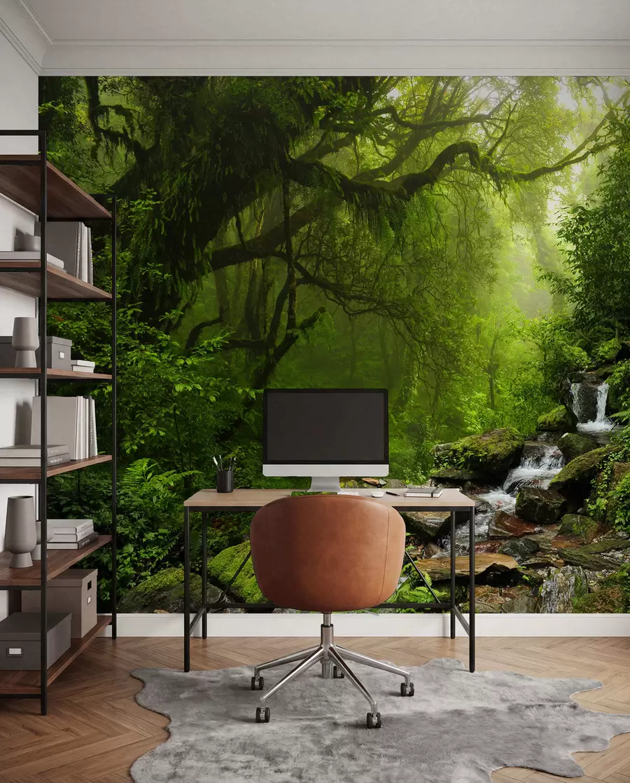 murais de parede Planta, água e ambiente natural u53758