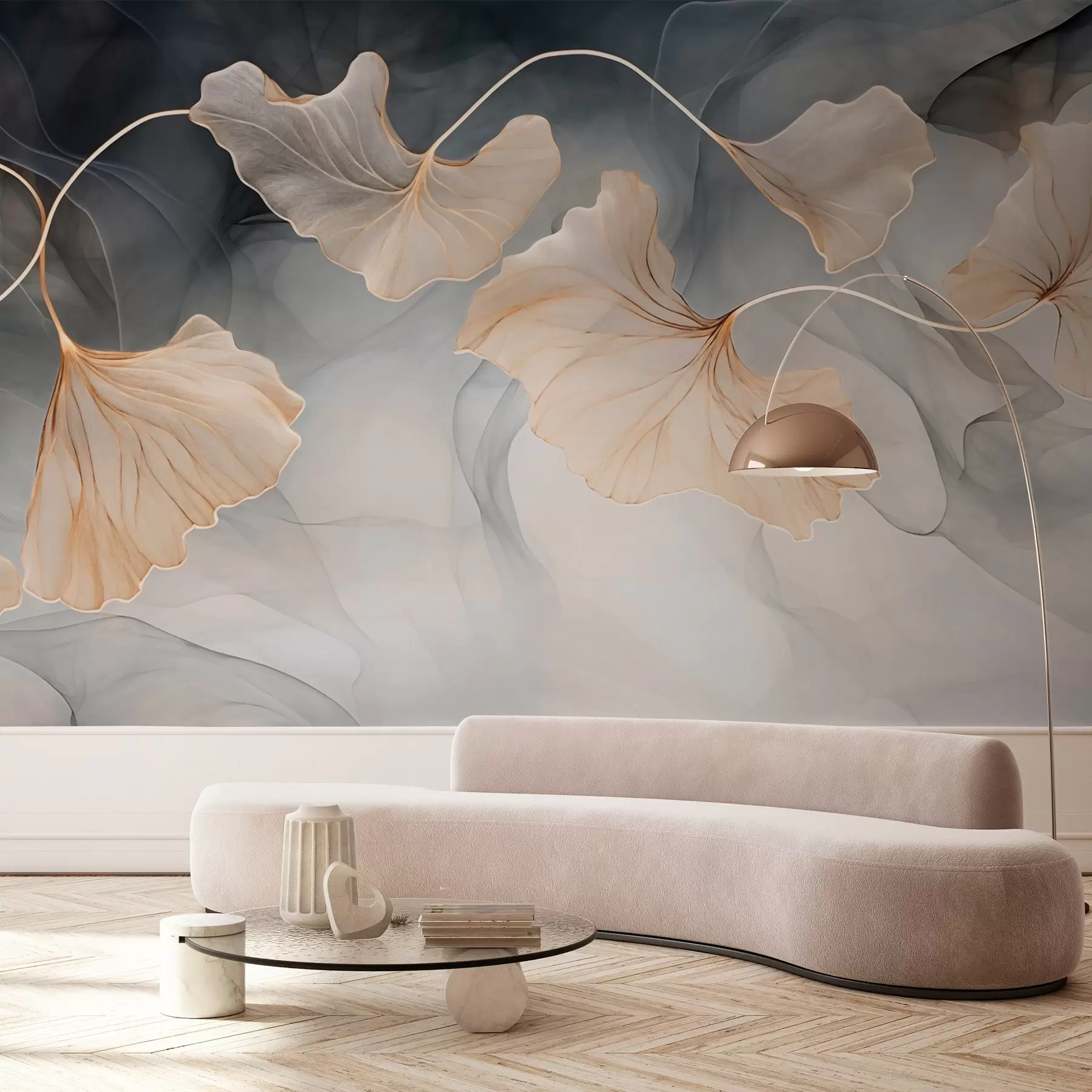 murais de parede Imagem abstrata de ginkgo w03511