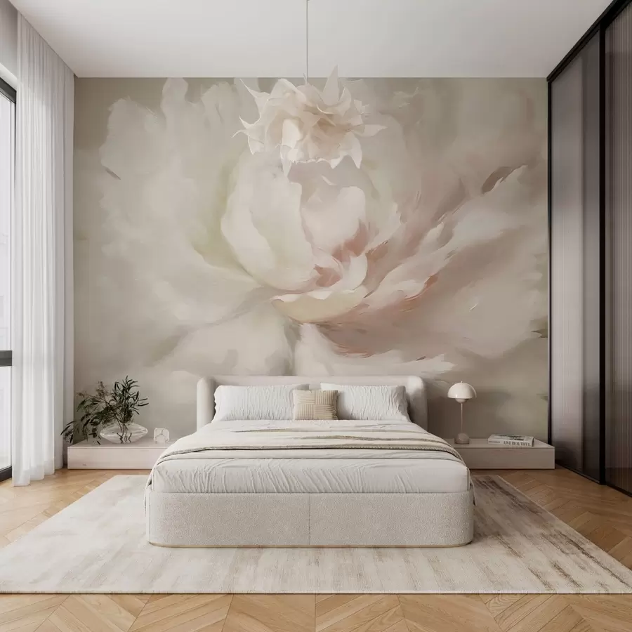 murais de parede Flor de peónia grande w03642
