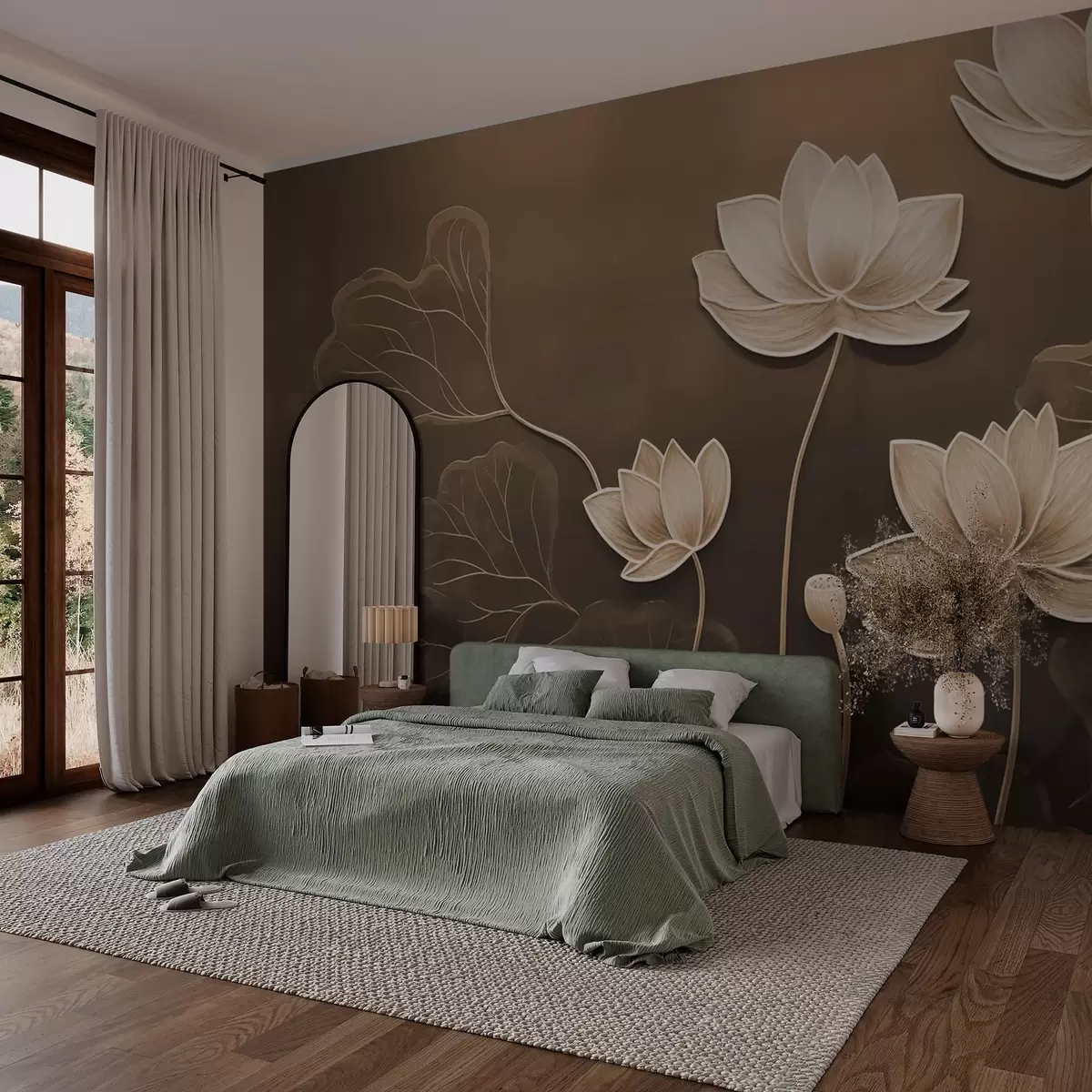 murais de parede Lótus w03591