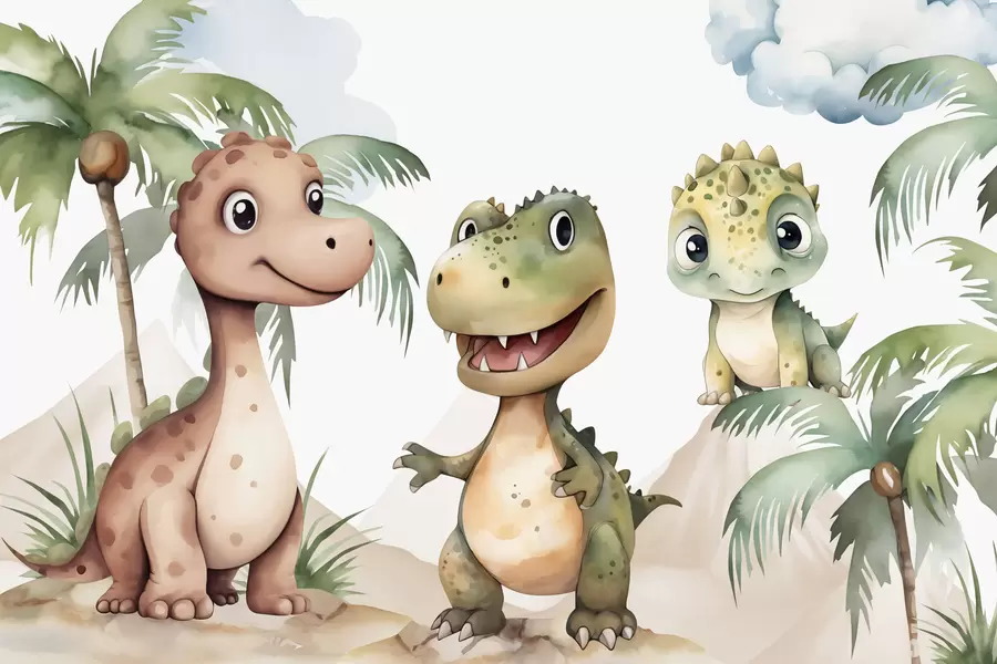 murais de parede Dinossauros w03675