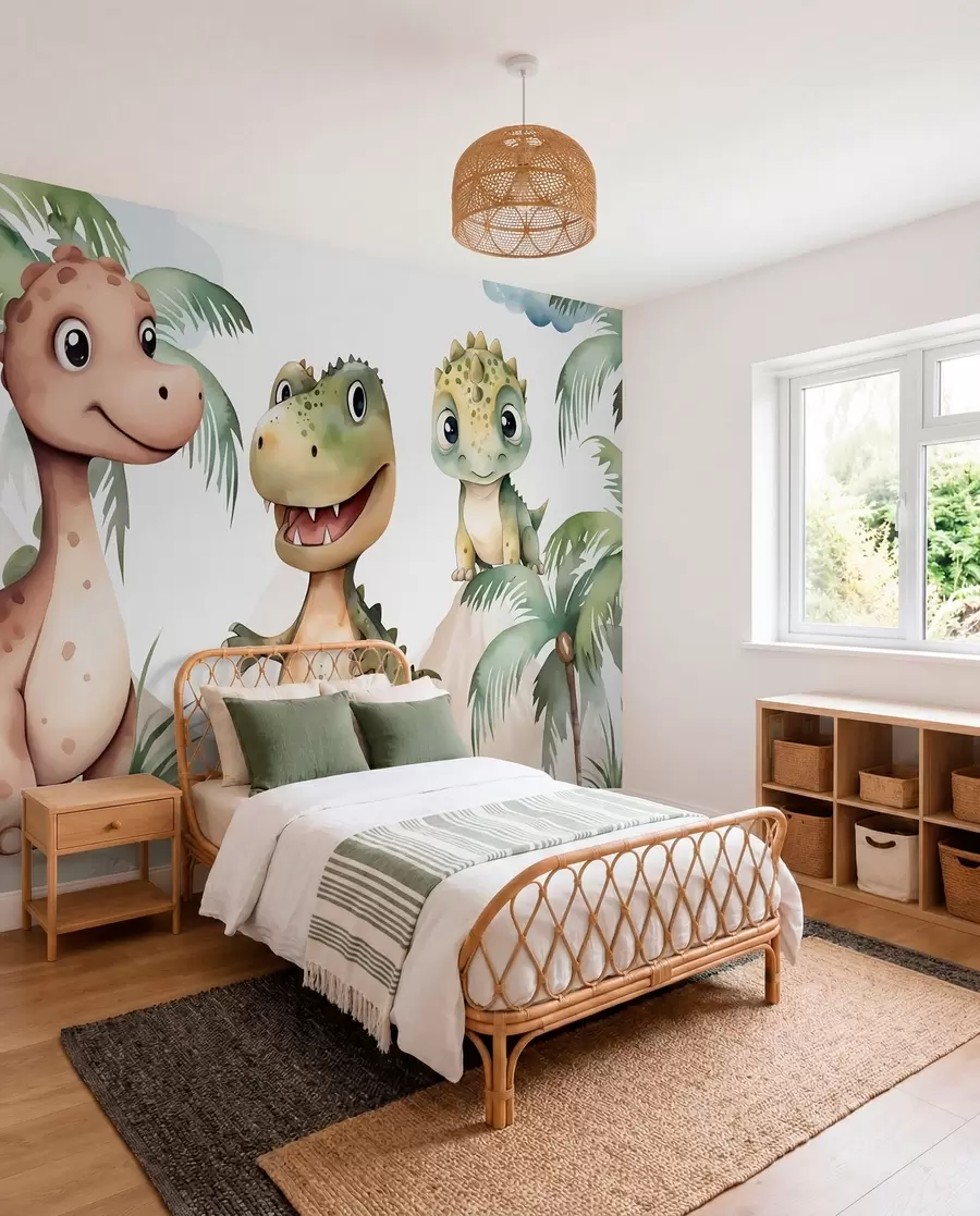 murais de parede Três pequenos dinossauros w03675