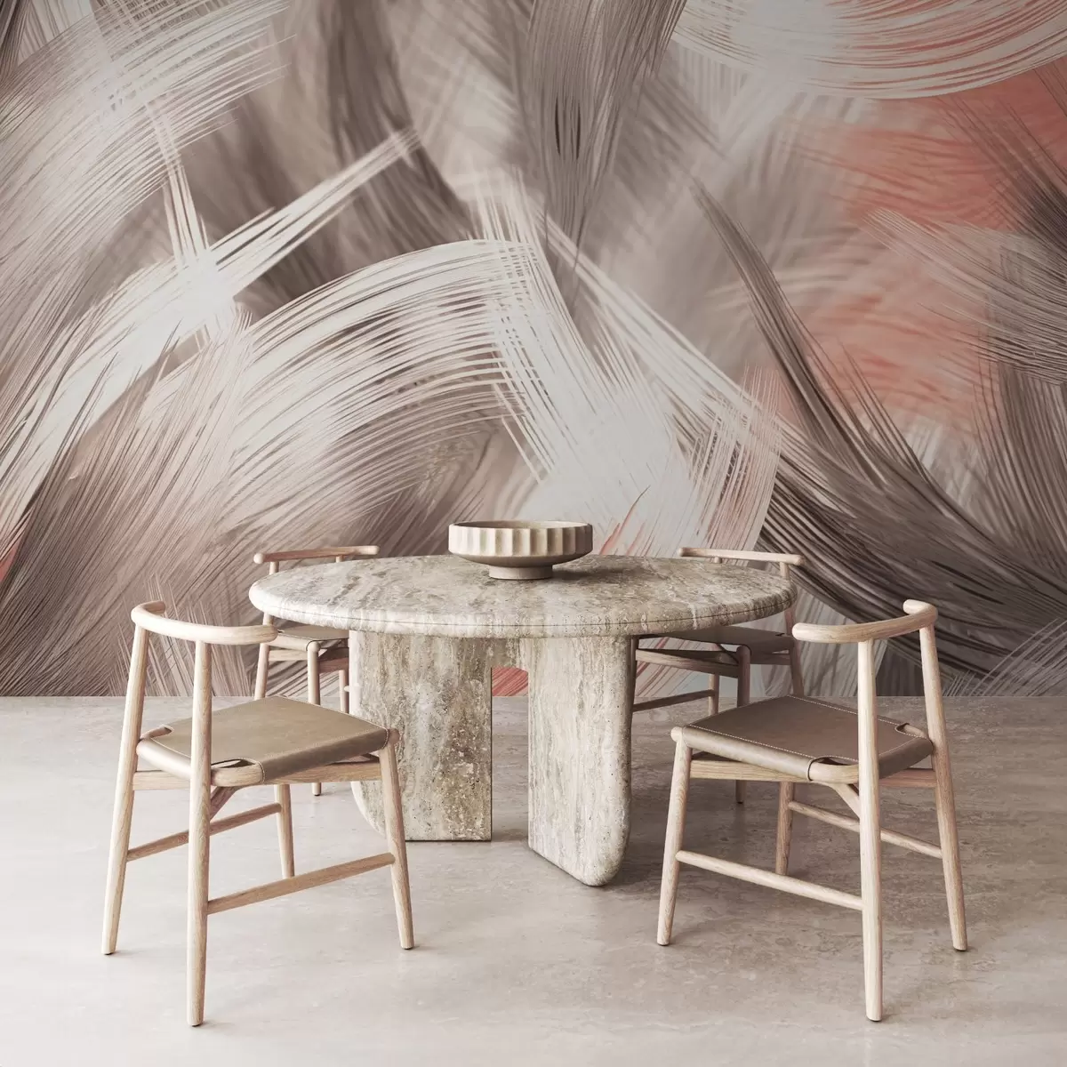 murais de parede Relva seca abstrata w03737