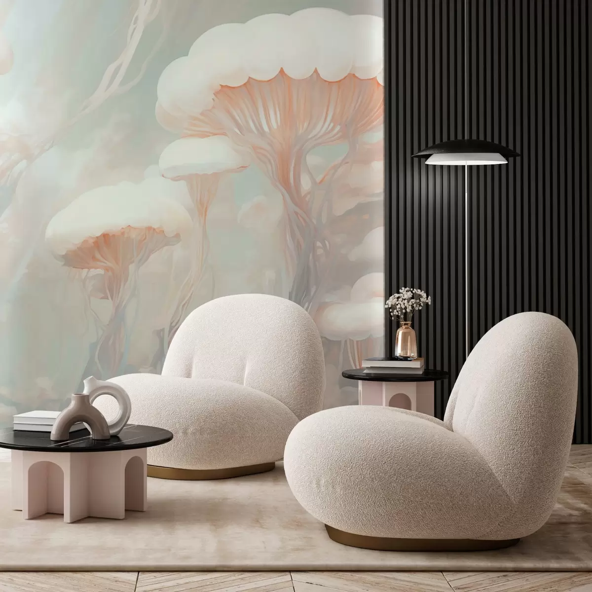 murais de parede Medusa abstrata w03773