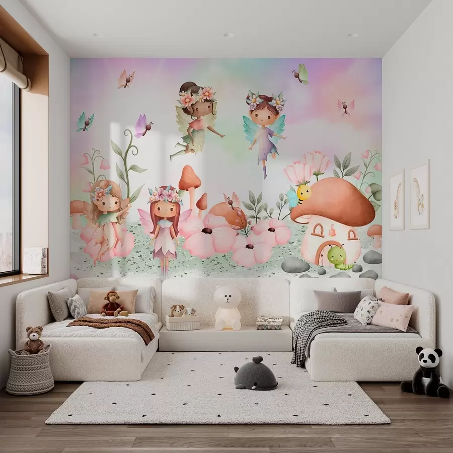 murais de parede Fadas de contos de fadas w03726