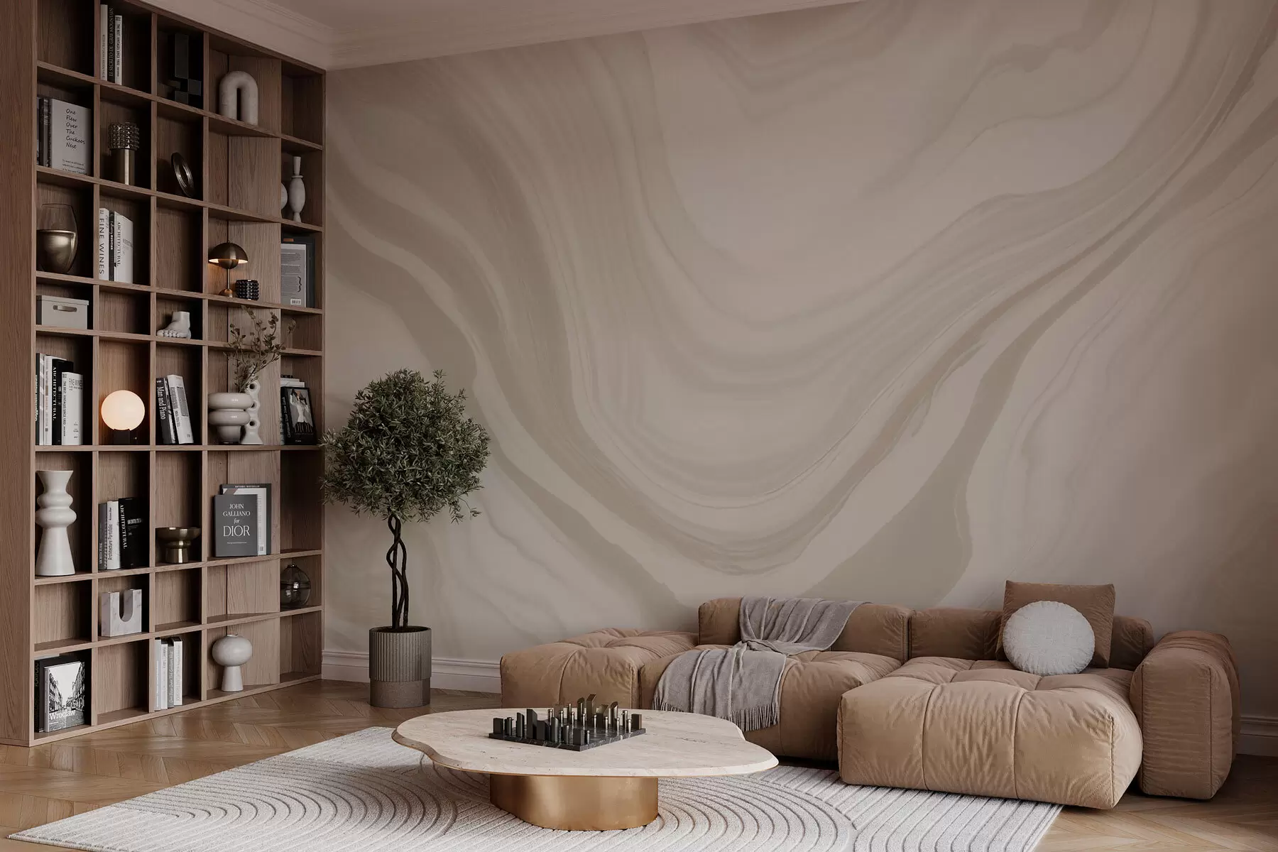 murais de parede Ondas abstractas w03744v1