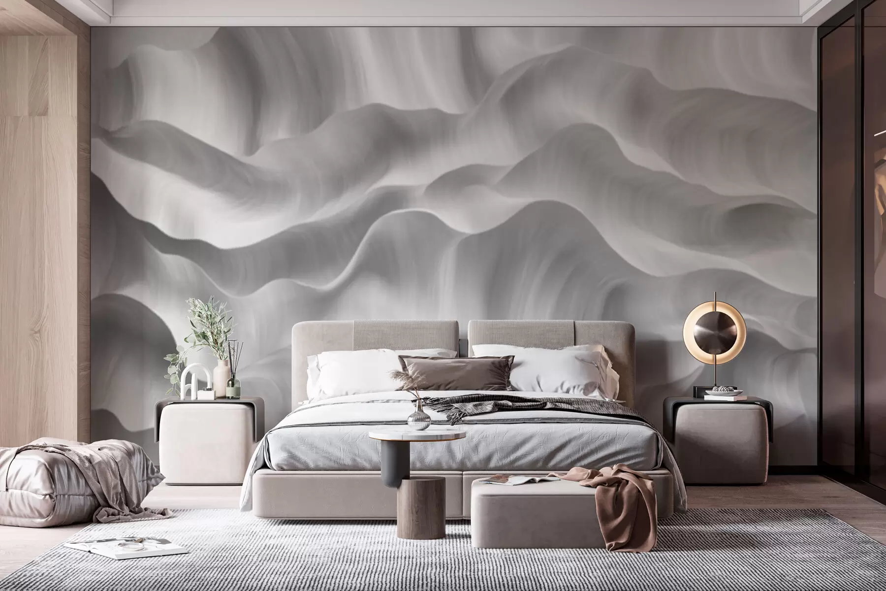 murais de parede Ondas abstractas w03750v2