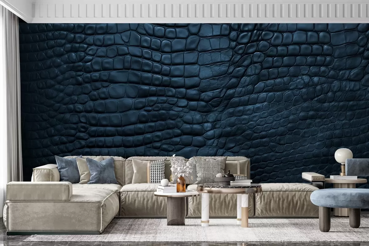 murais de parede Imitação de pele de animal desenhada w03818v1